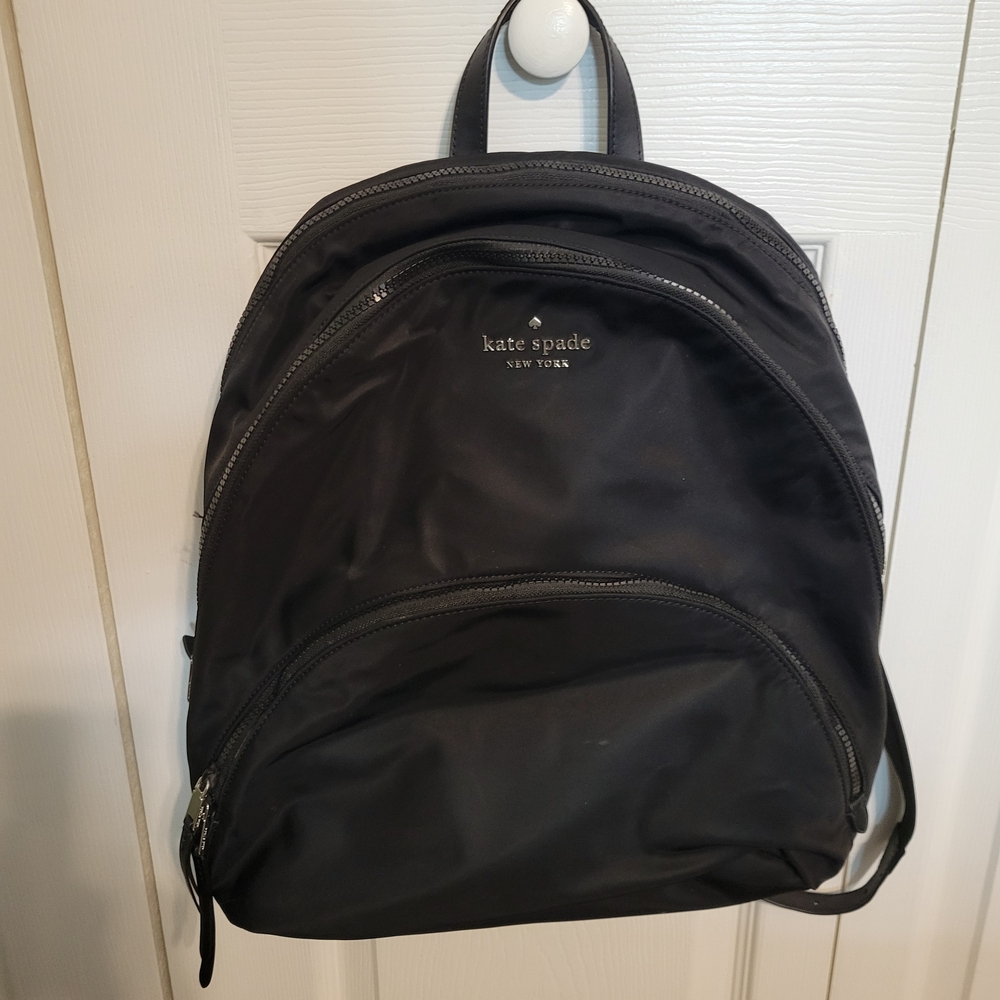 Kate Spade Large Black Backpack
